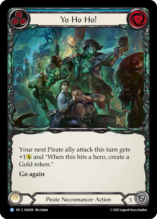 Yo Ho Ho! BLUE SEA058 - High Seas - Flesh and blood card