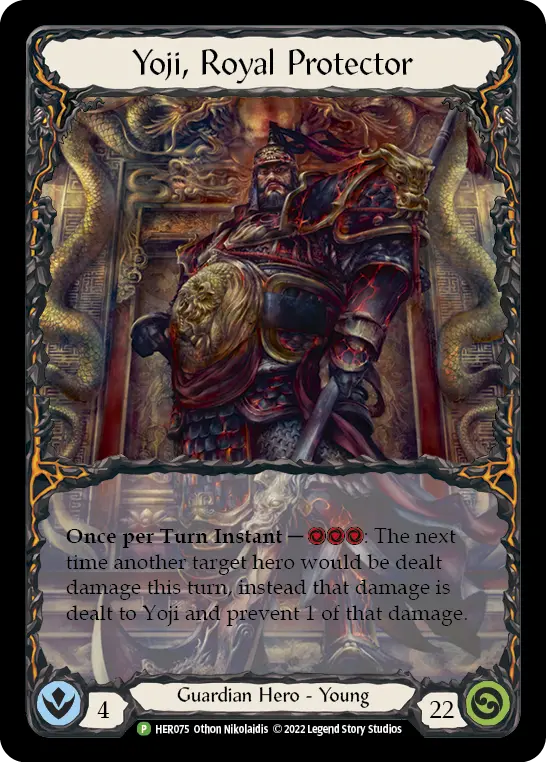 Yoji, Royal Protector HER075-CF - Armory - Season 8 - Flesh and blood card