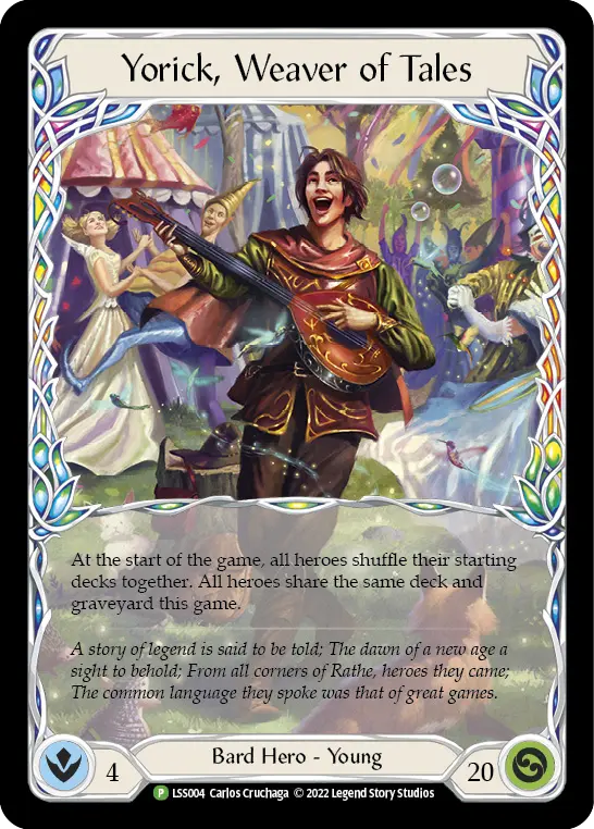 Yorick, Weaver of Tales LSS004-CF - Pro Tour - New Jersey 2022 - Flesh and blood card