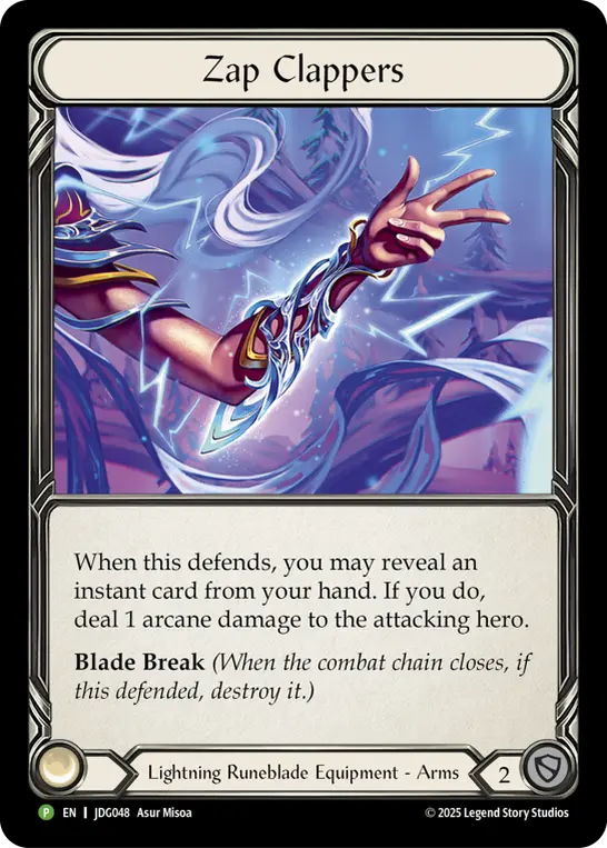 Zap Clappers JDG048-CF - Judge Pack 7 - Flesh and blood card