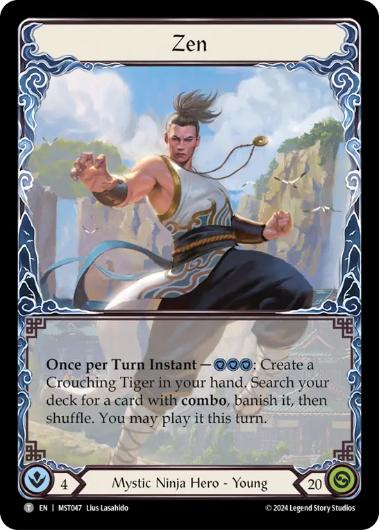 Zen L-MST047 - Pre-release - Part the Mistveil - Flesh and blood card