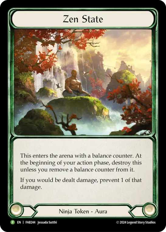 Zen State FAB244-CF - Prize Wall - Part the Mistveil - Flesh and blood card
