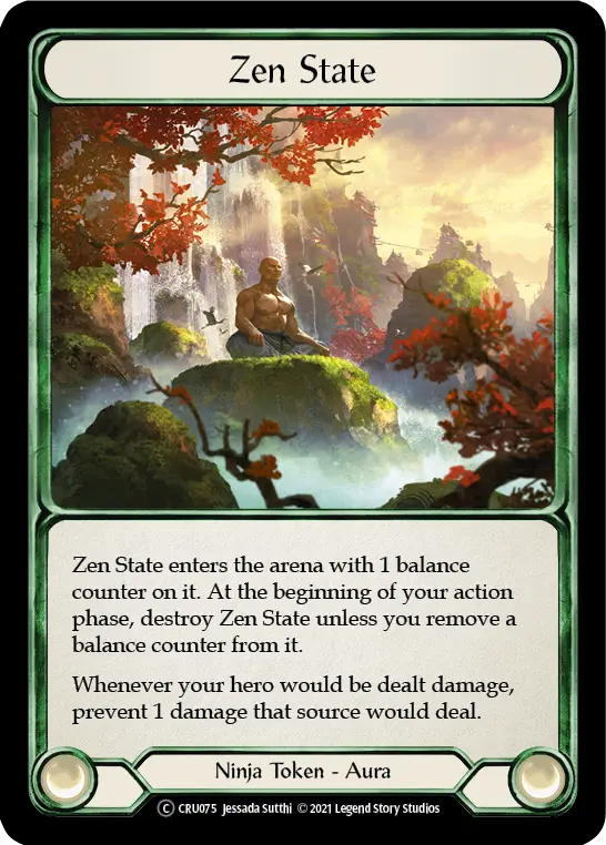 Zen State U-CRU075-RF - Crucible of War - Unlimited - Flesh and blood card