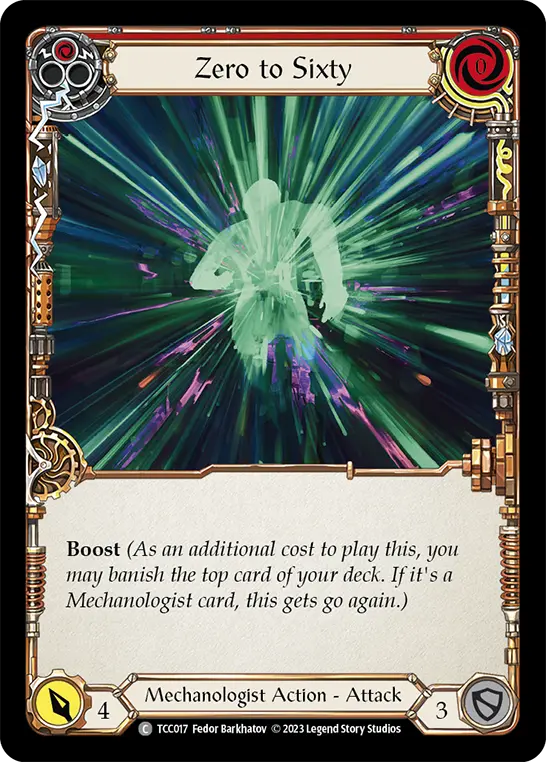 Zero to Sixty RED TCC017 - Round the Table: TCC x LSS - Flesh and blood card