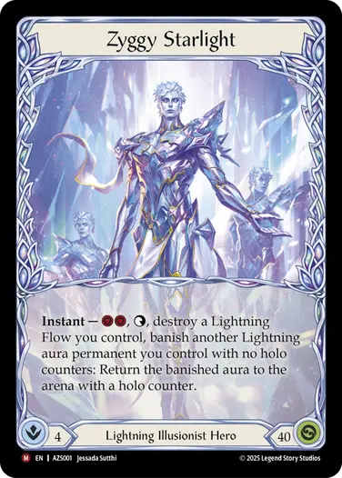 Zyggy Starlight AZS001-RF - Armory Deck - Zyggy Starlight - Flesh and blood card