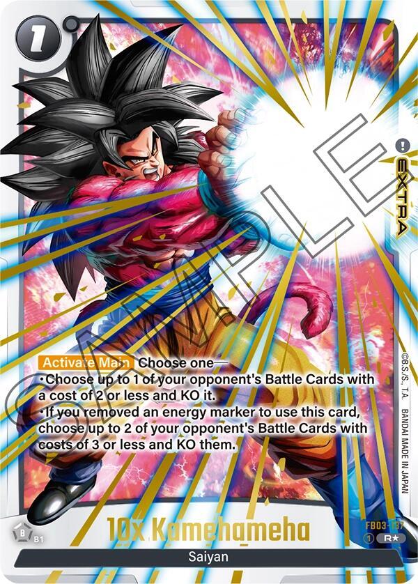 10x Kamehameha Alternate Art FB03-137 Raging Roar Alternate Art Reprints Fusion World card