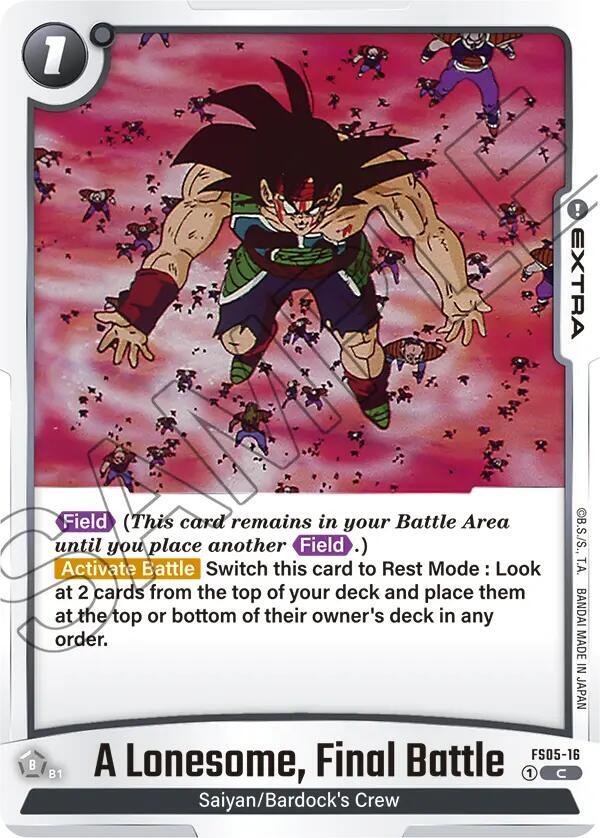 A Lonesome Final Battle FS05-16 Starter Deck 5: Bardock Fusion World card
