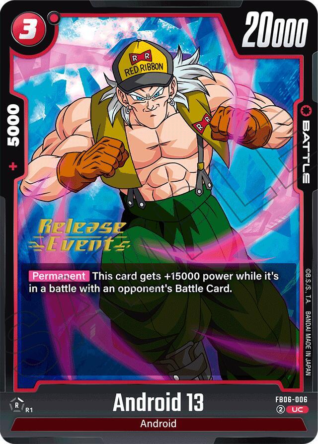 Android 13 FB06-006 Rivals Clash Release Event Cards Fusion World card