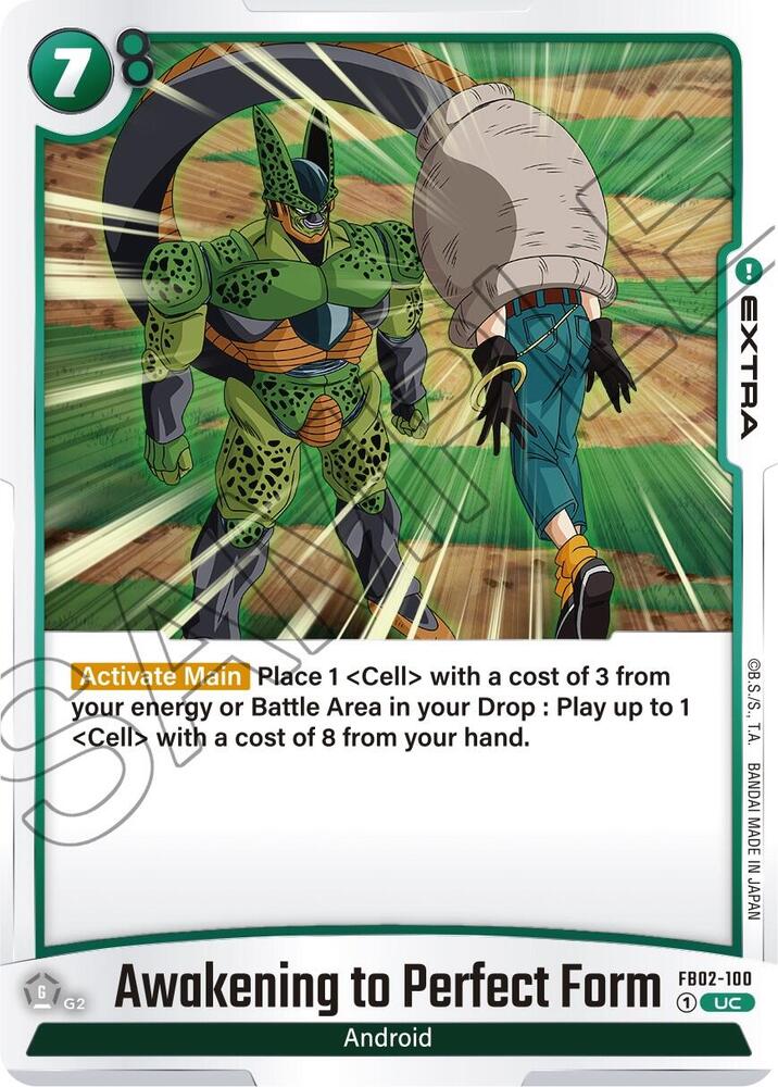 Awakening to Perfect Form FB02-100 Blazing Aura Fusion World card