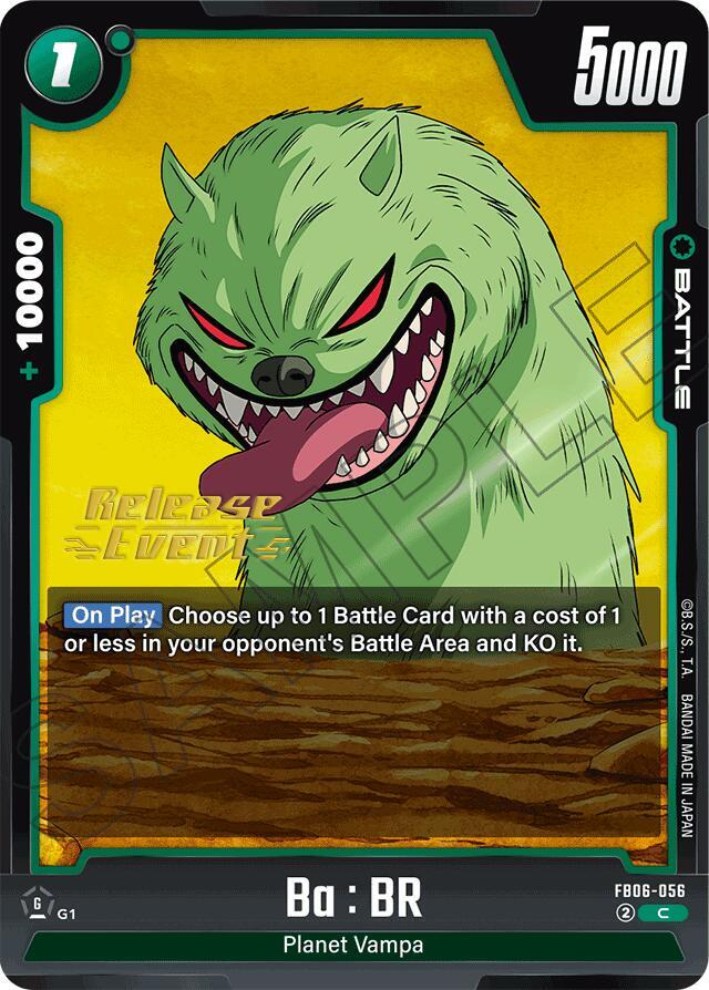 Ba BR FB06-056 Rivals Clash Release Event Cards Fusion World card