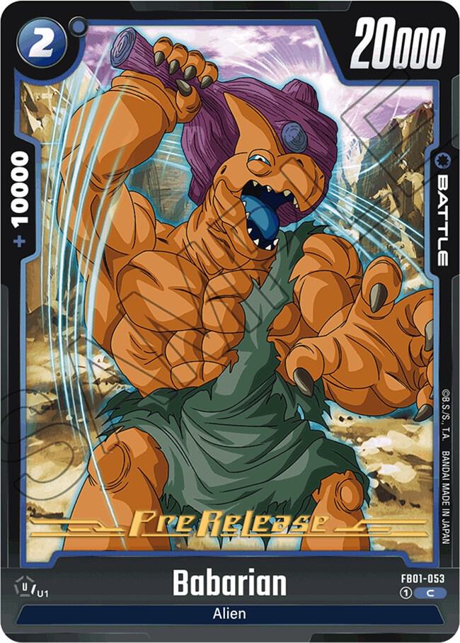 Babarian FB01-053 Awakened Pulse Pre-Release Cards Fusion World card