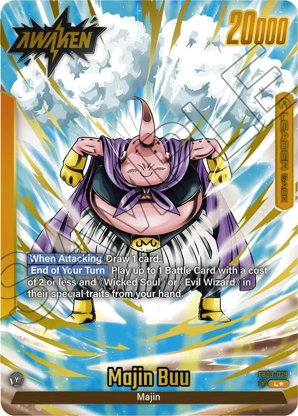Babidi Majin Buu Alternate Art FB03-078 Raging Roar Fusion World card