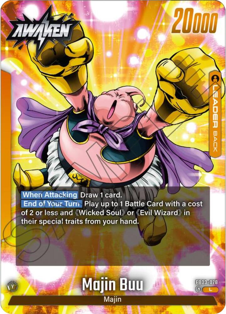 Babidi Majin Buu FB03-078 Raging Roar Fusion World card