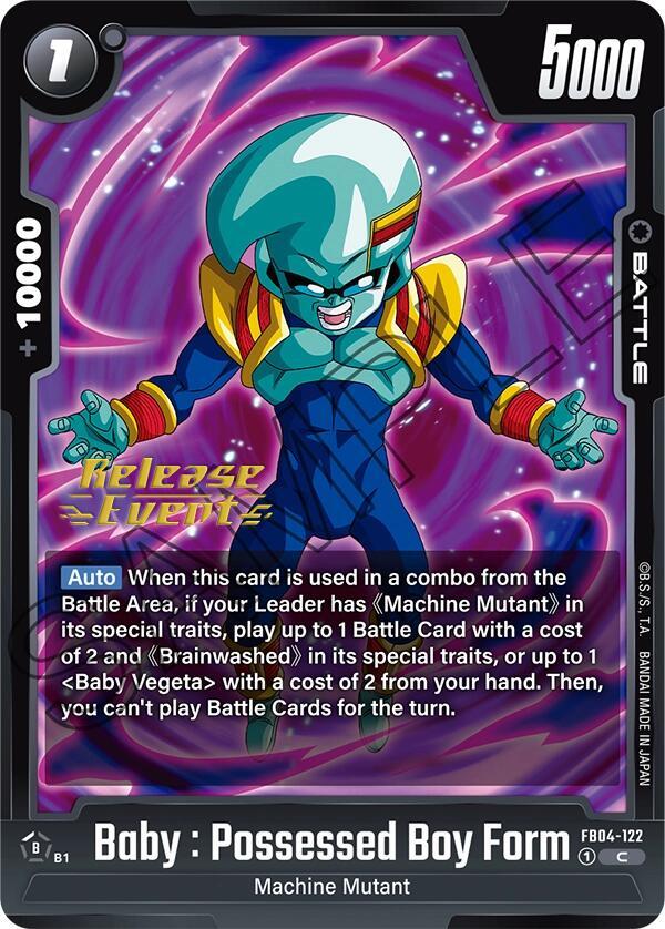 Baby Possessed Boy Form FB04-122 Ultra Limit Release Event Cards Fusion World card