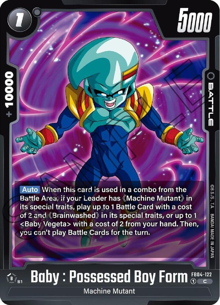Baby Possessed Boy Form FB04-122 Ultra Limit Fusion World card