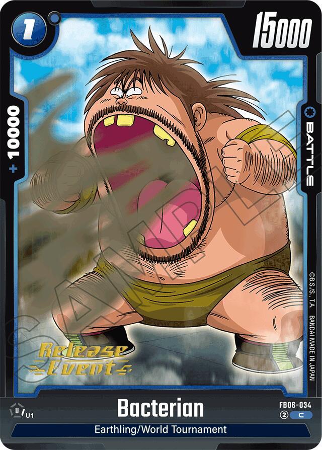 Bacterian FB06-034 Rivals Clash Release Event Cards Fusion World card