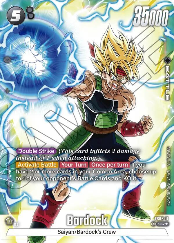 Bardock Bonus Pack Alternate Art FS05-11 Starter Deck 5: Bardock Fusion World card