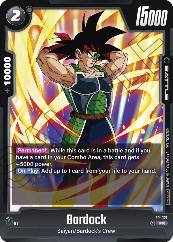 Bardock FP-021 Fusion World Promotion Cards and Packs Fusion World card