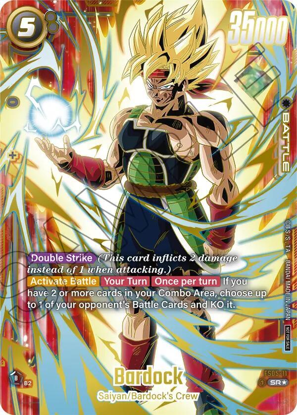 Bardock Gold FS05-11 Tournament and Championship Promos Fusion World card