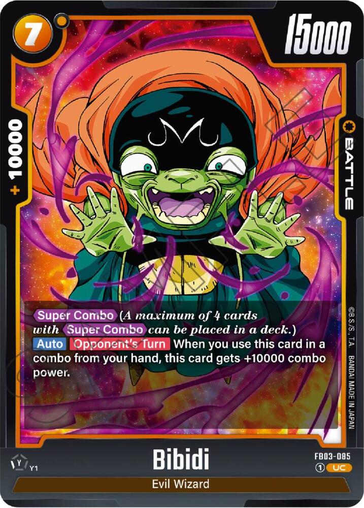 Bibidi FB03-085 Raging Roar Fusion World card