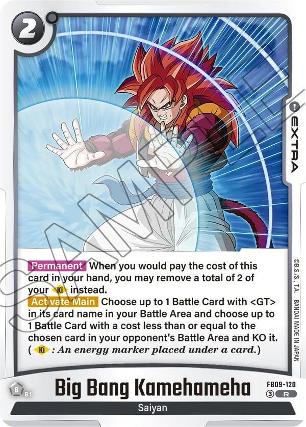 Big Bang Kamehameha FB09-120 Dual Evolution Fusion World card