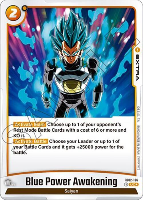 Blue Power Awakening Tournament Pack 02 FB02-136 Tournament and Championship Promos Fusion World card