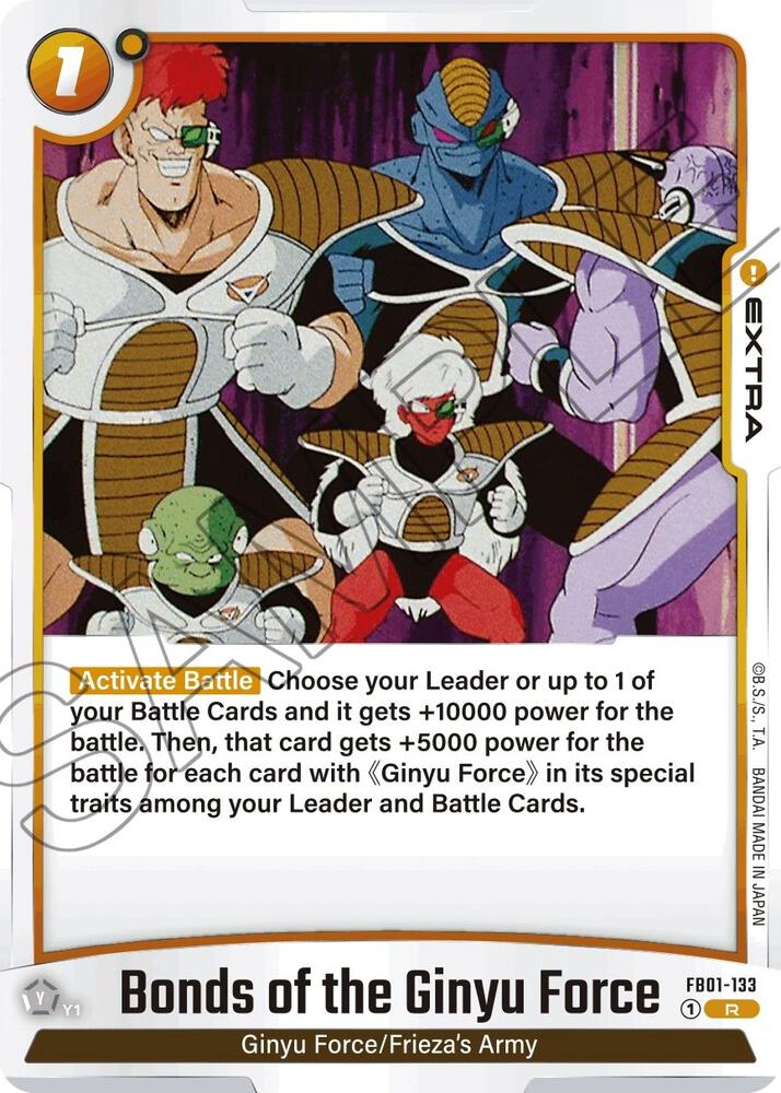 Bonds of the Ginyu Force FB01-133 Awakened Pulse Fusion World card