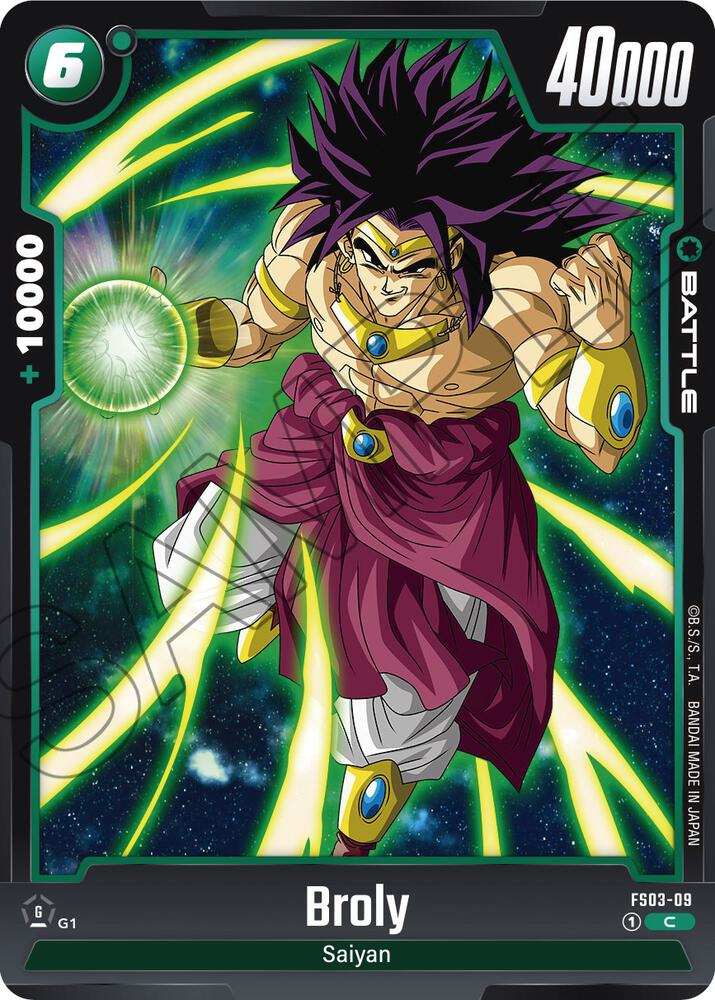 Broly FS03-09 Starter Deck 3: Broly Fusion World card