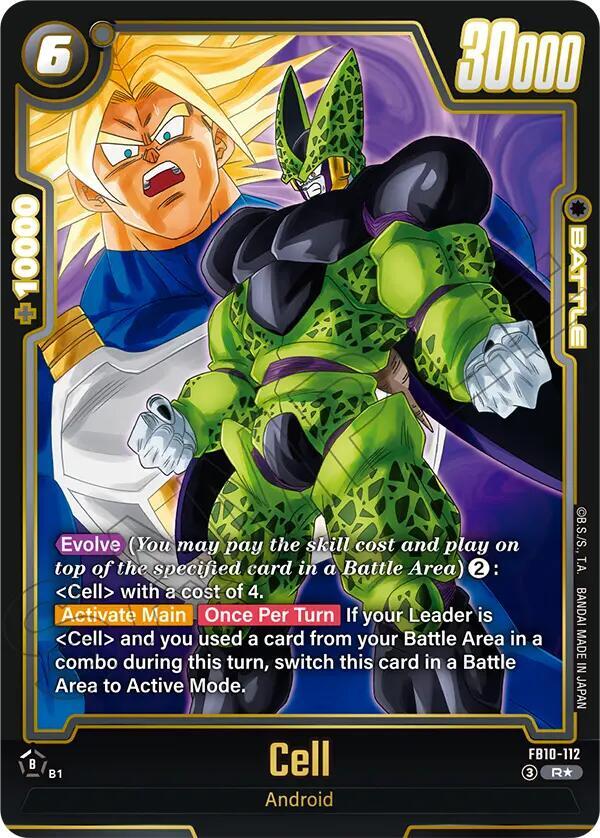 Cell Alternate Art FB10-112 Cross Force Fusion World card