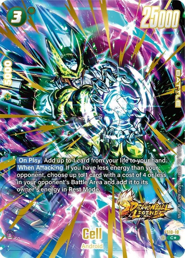 Cell Bonus Pack Alternate Art FS10-10 Starter Deck 10: Giblet Fusion World card