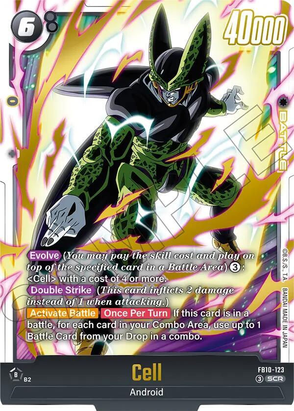 Cell FB10-123 Cross Force Fusion World card