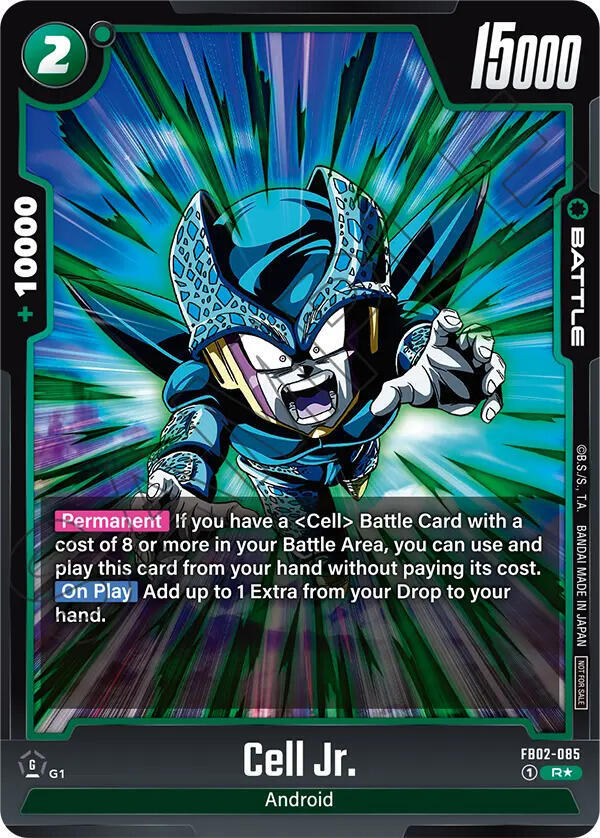 Cell Jr Championship Pack 01 FB02-085 Tournament and Championship Promos Fusion World card
