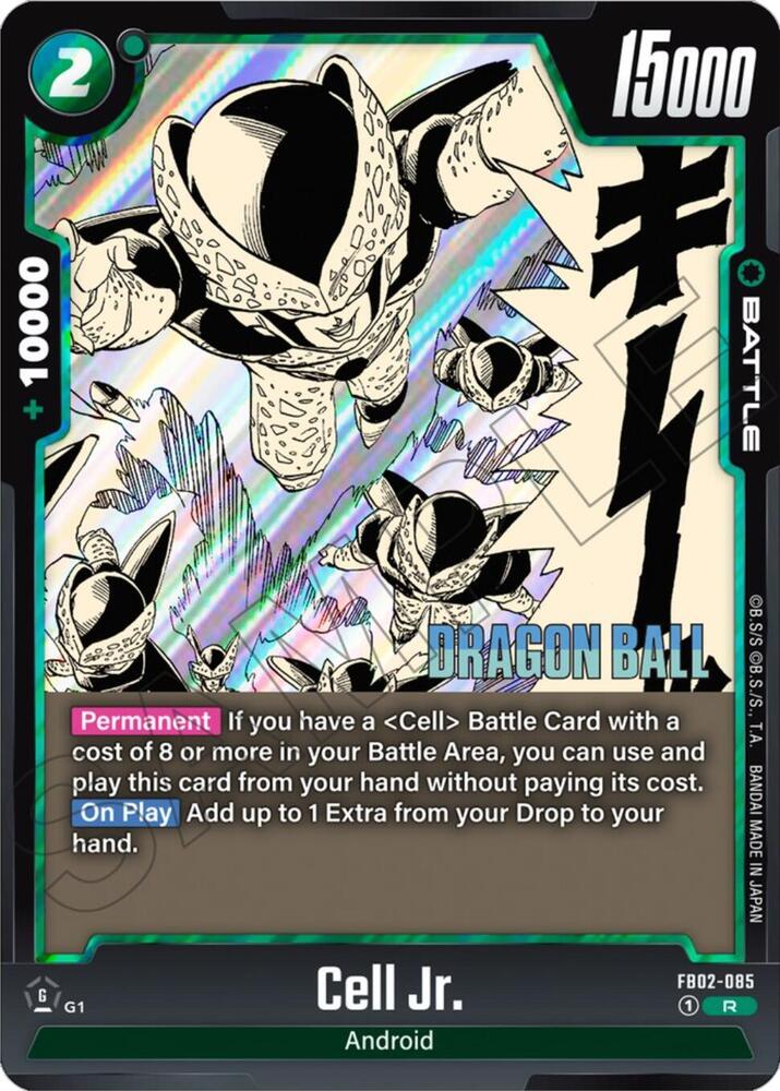 Cell Jr FB02-085 Manga Booster 01 Fusion World card