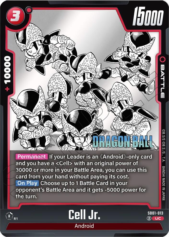 Cell Jr SB01-013 Manga Booster 01 Fusion World card
