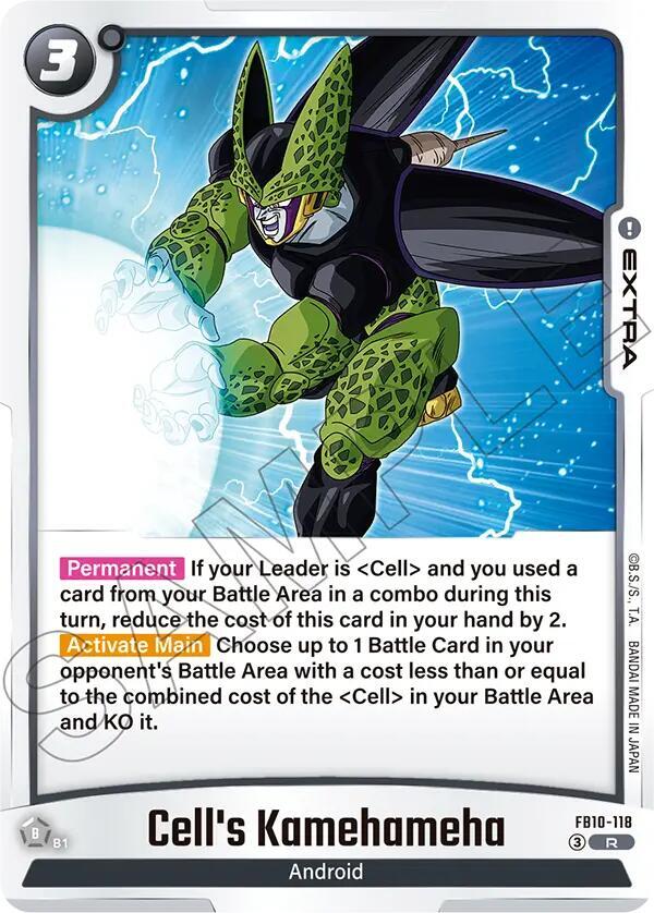 Cells Kamehameha FB10-118 Cross Force Fusion World card