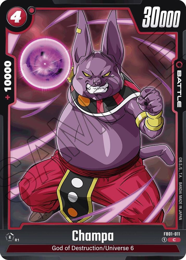 Champa FB01-011 Awakened Pulse Fusion World card