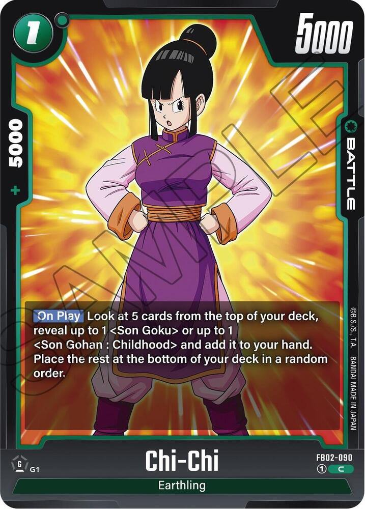 Chi Chi FB02-090 Blazing Aura Fusion World card