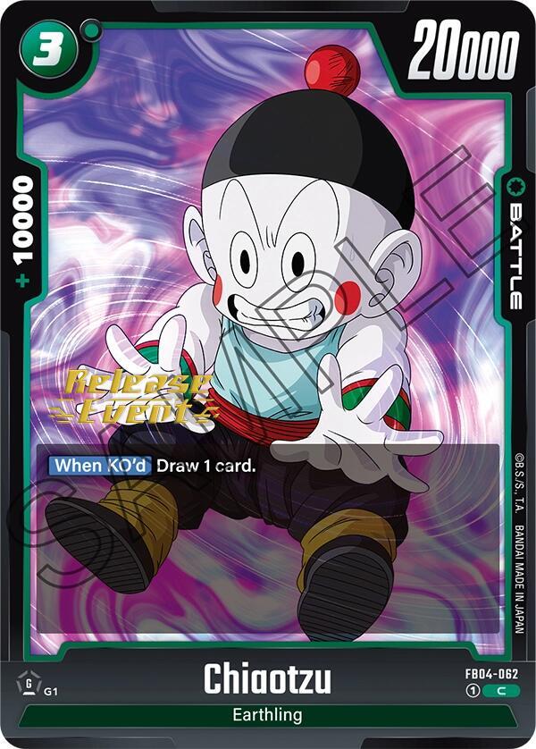 Chiaotzu FB04-062 Ultra Limit Release Event Cards Fusion World card