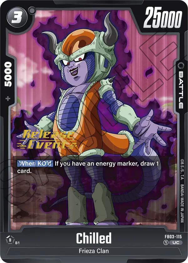 Chilled FB03-115 Raging Roar Release Event Cards Fusion World card