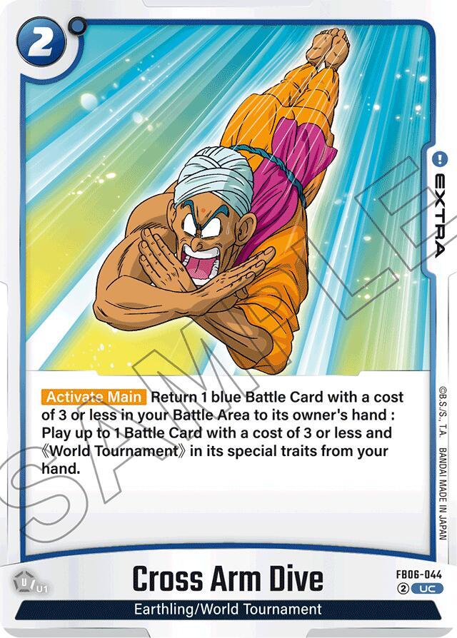Cross Arm Dive FB06-044 Rivals Clash Fusion World card
