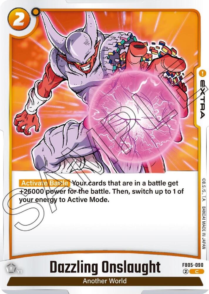Dazzling Onslaught FB05-090 New Adventure Fusion World card