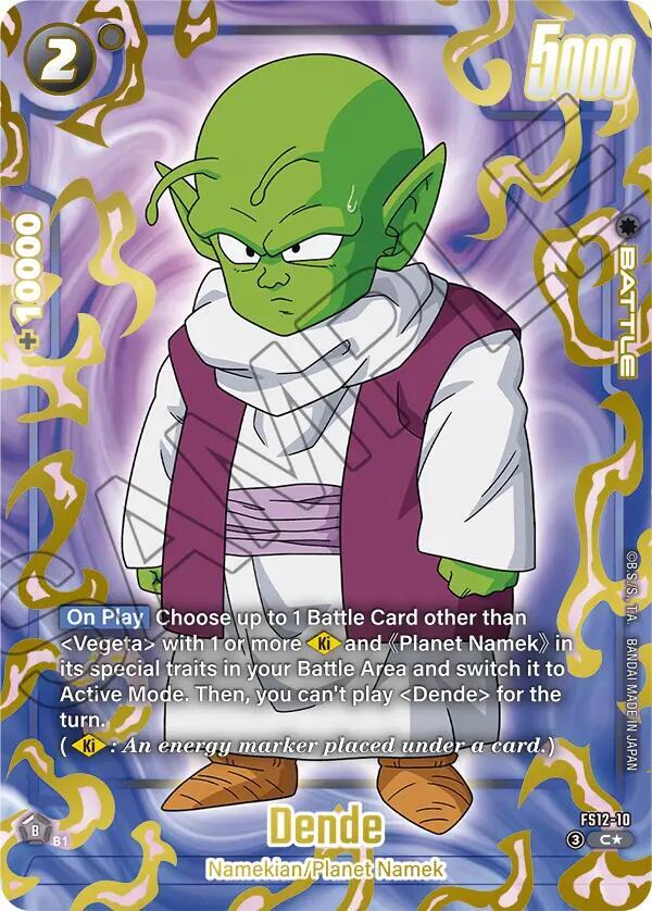 Dende Gold FS12-10 Starter Deck EX: The Beat of Ki Fusion World card