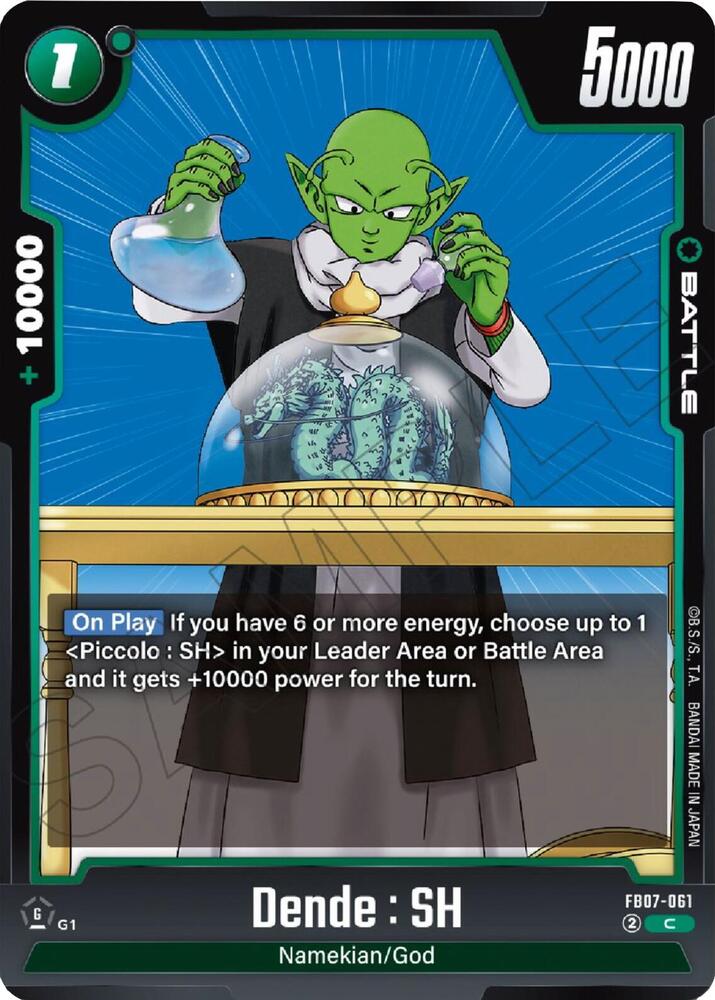 Dende SH FB07-061 Wish For Shenron Fusion World card