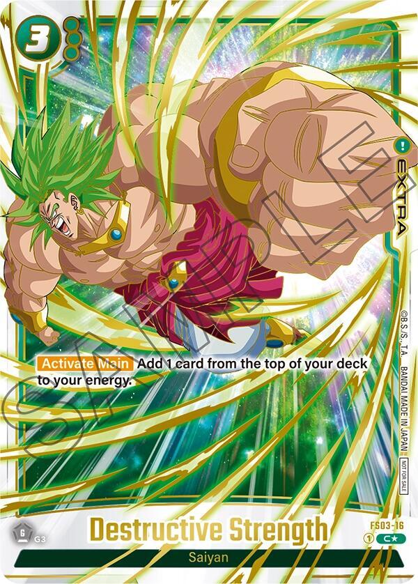 Destructive Strength Championship Pack 03 Finalist FS03-16 Tournament and Championship Promos Fusion World card