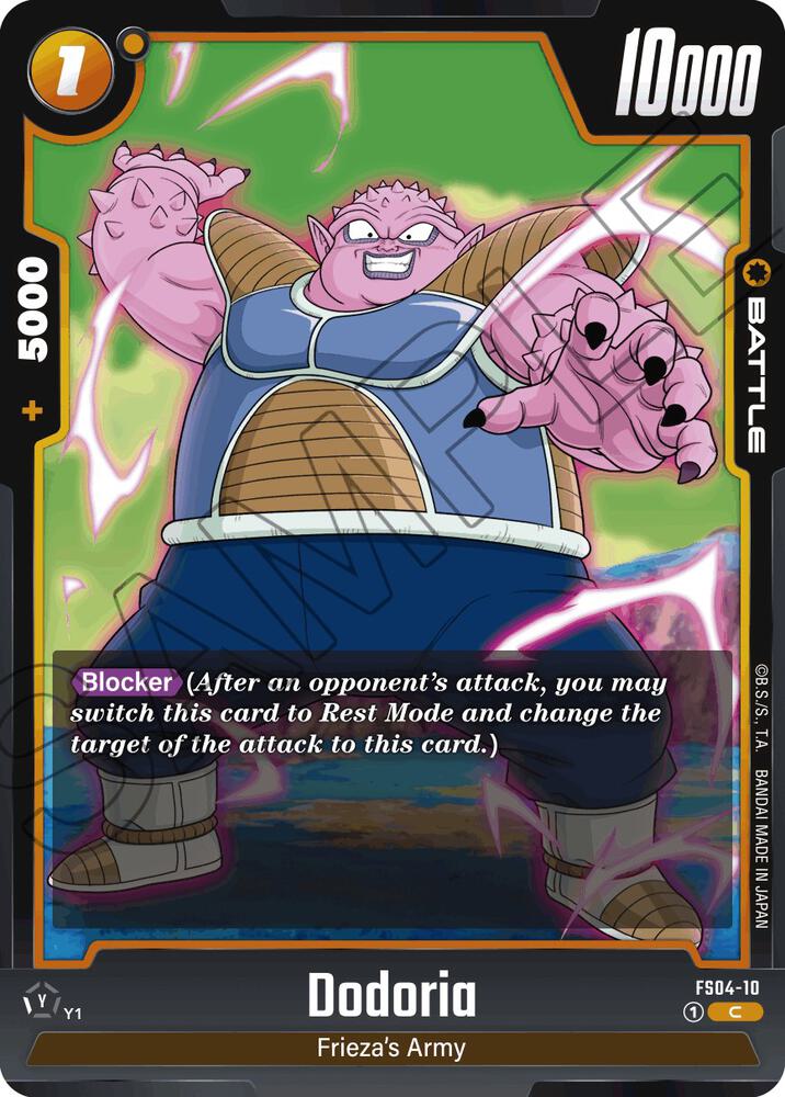 Dodoria FS04-10 Starter Deck 4: Frieza Fusion World card