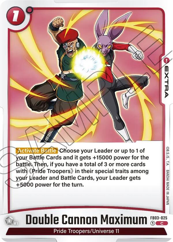 Double Cannon Maximum FB03-025 Raging Roar Fusion World card
