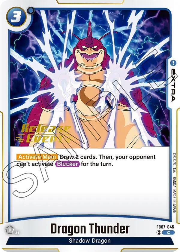 Dragon Thunder FB07-045 Wish For Shenron Release Event Cards Fusion World card