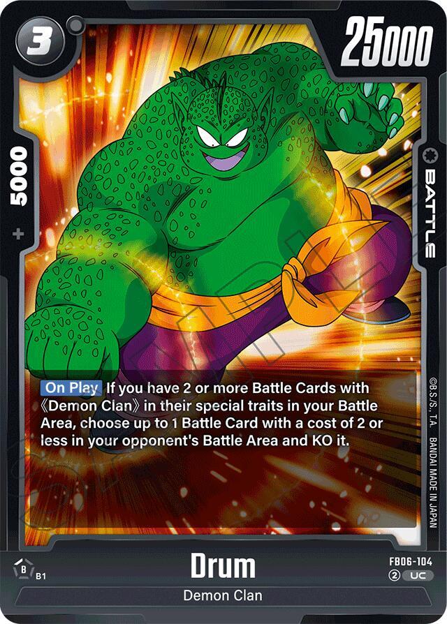 Drum FB06-104 Rivals Clash Fusion World card