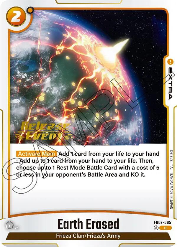 Earth Erased FB07-095 Wish For Shenron Release Event Cards Fusion World card