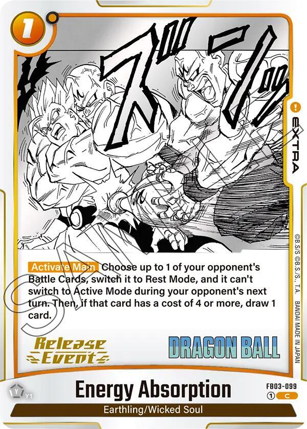 Energy Absorption FB03-099 Manga Booster 01 Release Event Cards Fusion World card